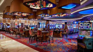 75-Ball bingo ကတ် ၅x၅ grid ဖြင့် ကစားနေသောပုံ