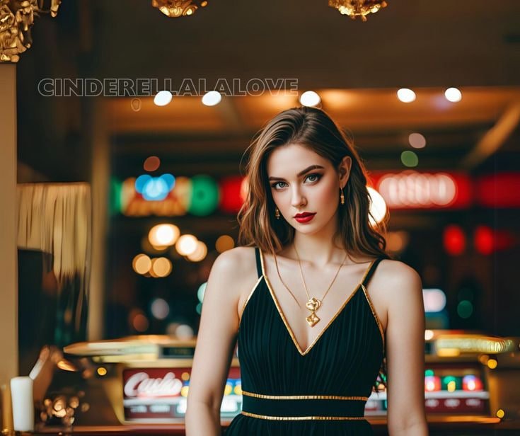 Casino slot machine ဂိမ်းများ ကစားနေသောပုံ